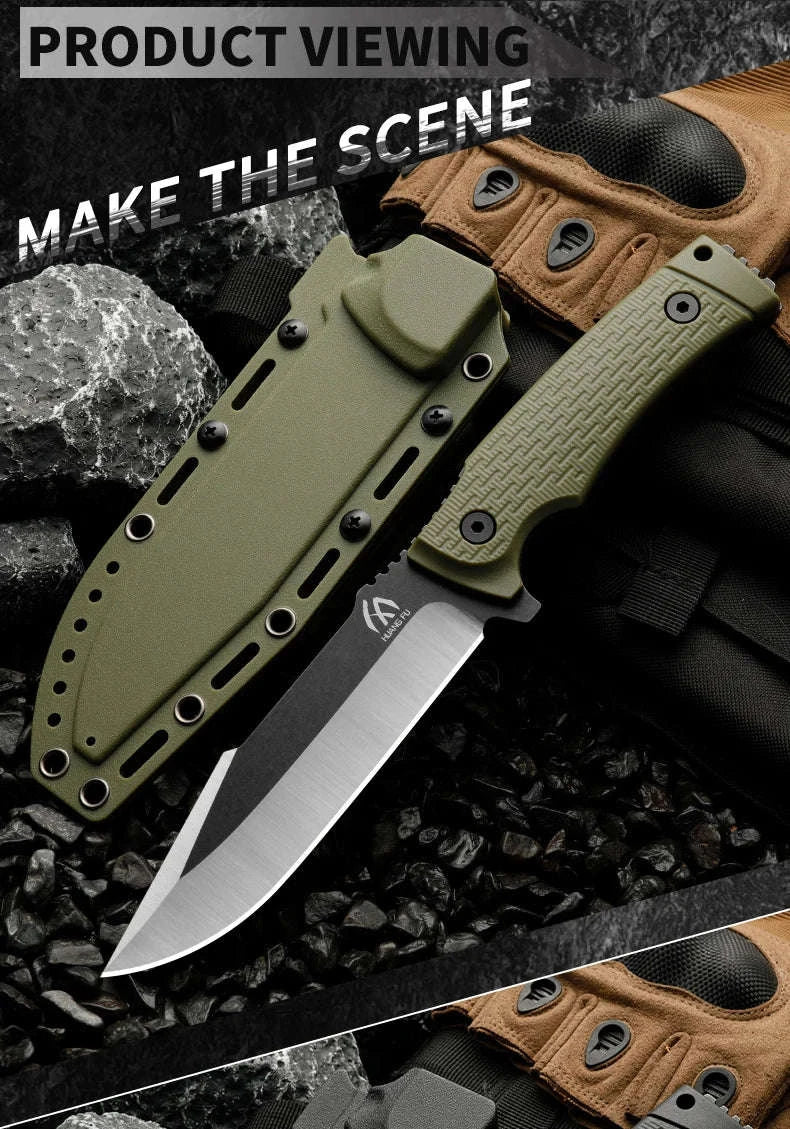 Portable Multifunctional Knife for Outdoor Survival-black / United States