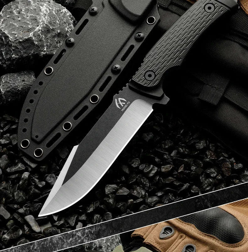 Portable Multifunctional Knife for Outdoor Survival-black / United States