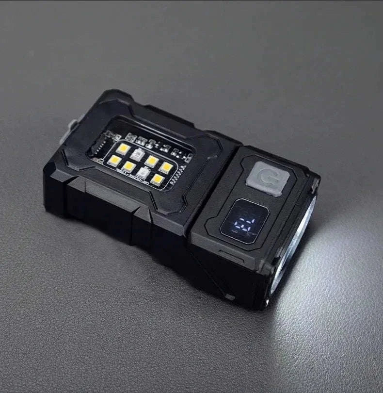 Portable Multifunctional USB Rechargeable LED Flashlight-3 PCS