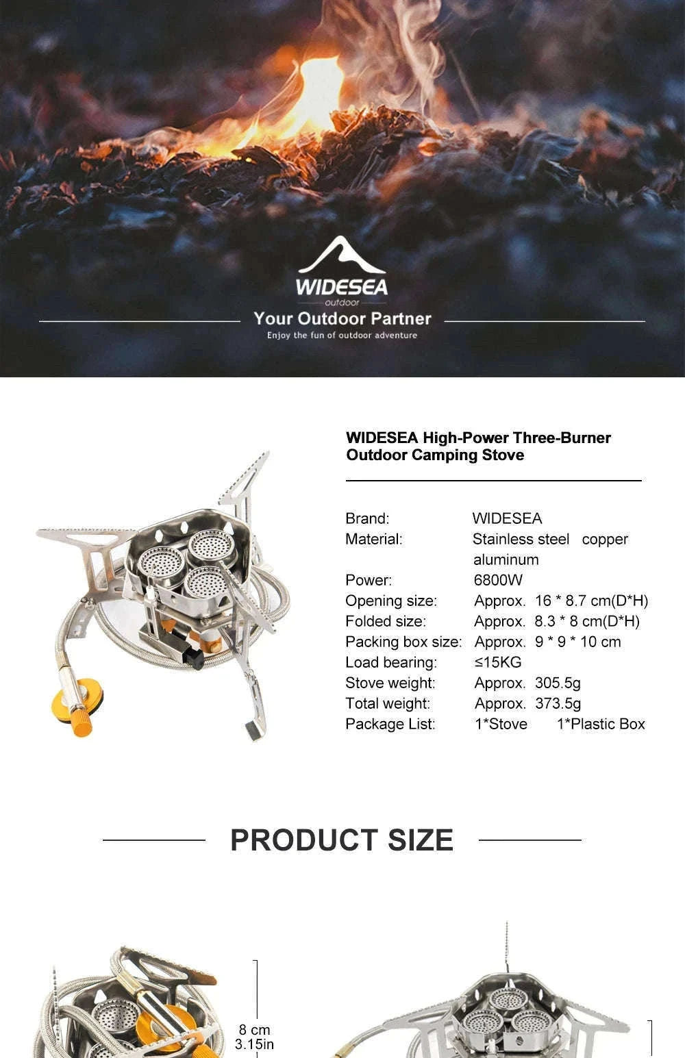 Portable Outdoor Gas Stove-wss-209