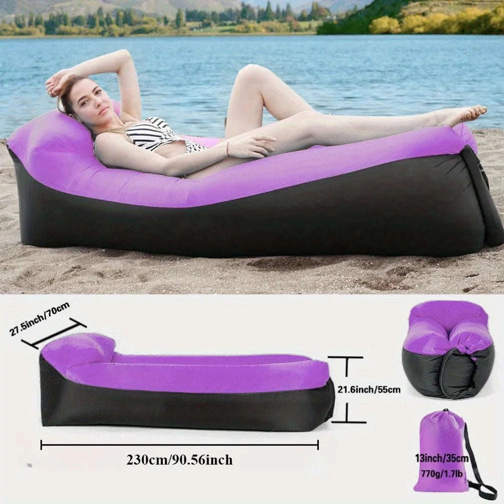 Portable Outdoor Inflatable Sofa Lounger-A