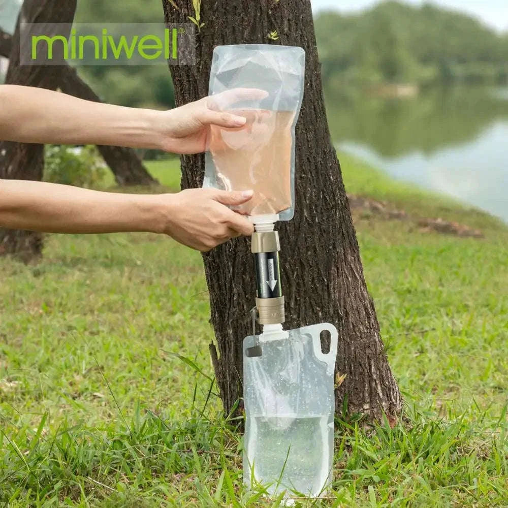 Portable Outdoor Water Filter Kit with Bag-L630S / United States
