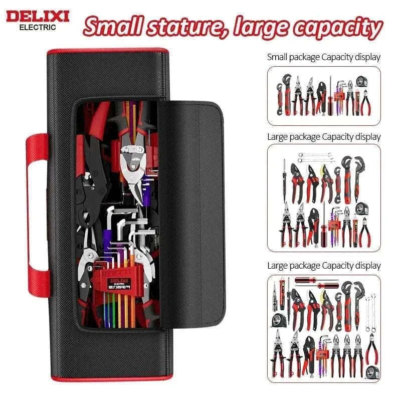 Portable Oxford Cloth Tool Bag for Organized Daily Work-Large monolayer