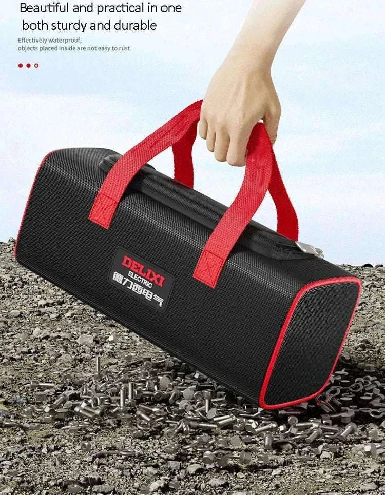 Portable Oxford Cloth Tool Bag for Organized Daily Work-Large monolayer