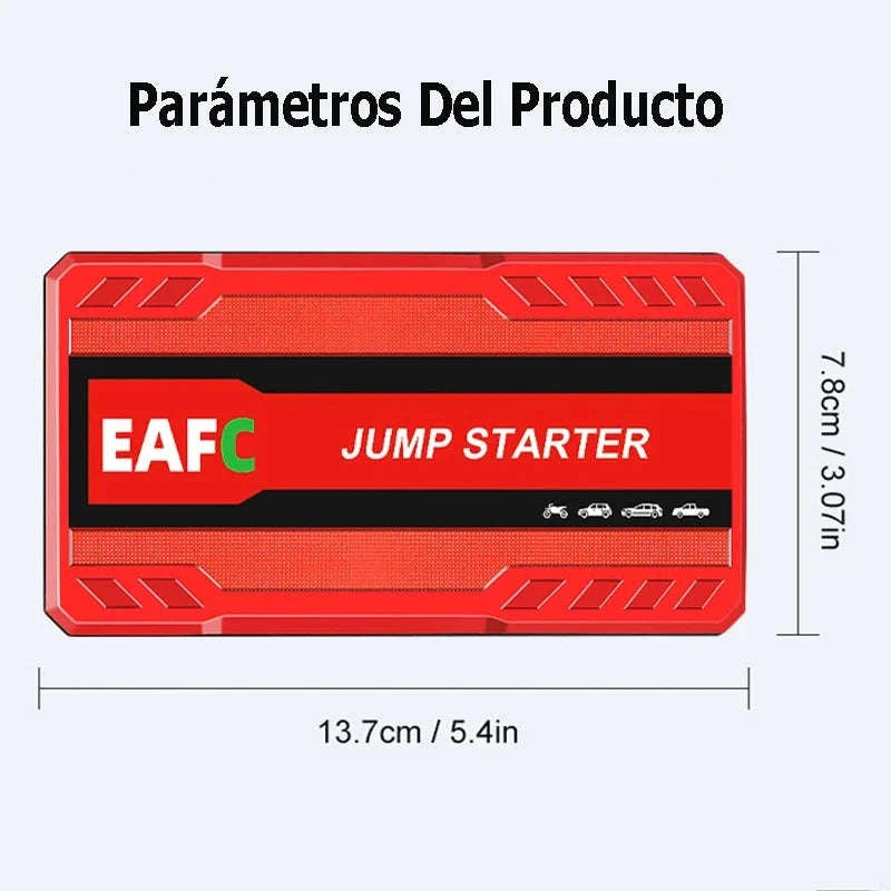 Portable Power Bank Car Jump Starter 600A / 1200A / 2000A-1200A Blue / spain