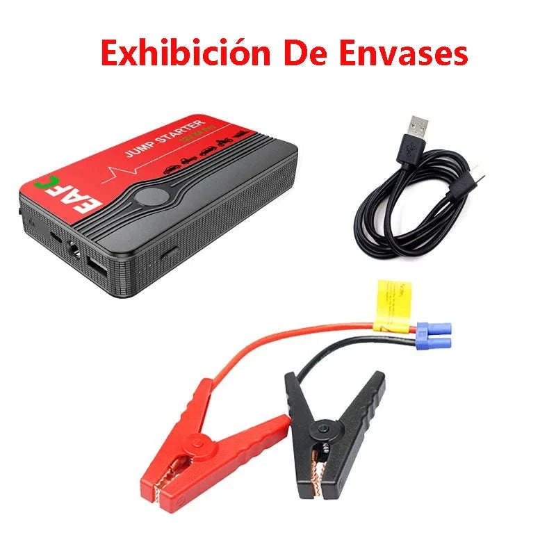 Portable Power Bank Car Jump Starter 600A / 1200A / 2000A-1200A Blue / spain