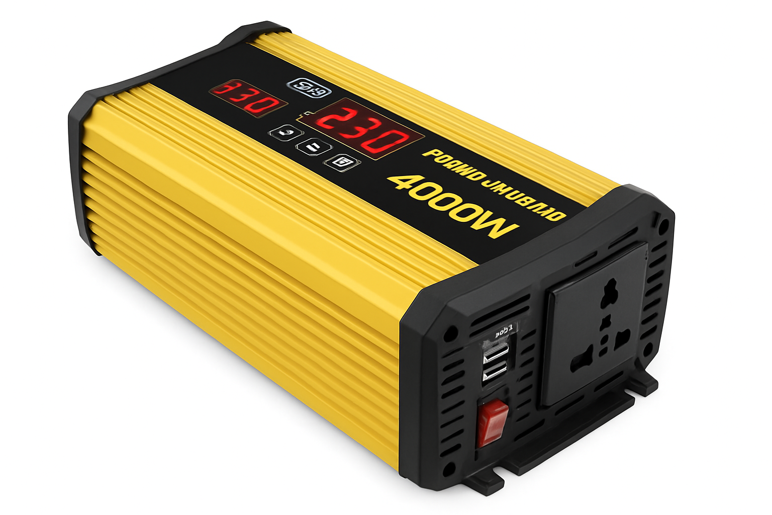 Inverseur d'alimentation portable 12V à AC 110V/220V avec USB