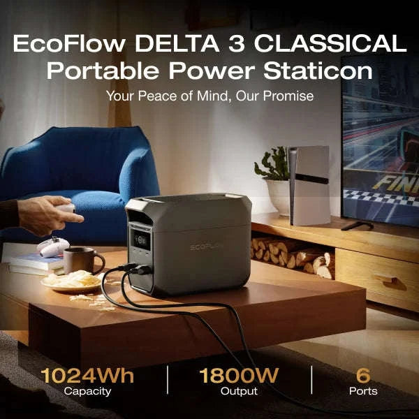 Portable Power Station 1024Wh 1800W-DELTA 2 1024Wh / United States / US