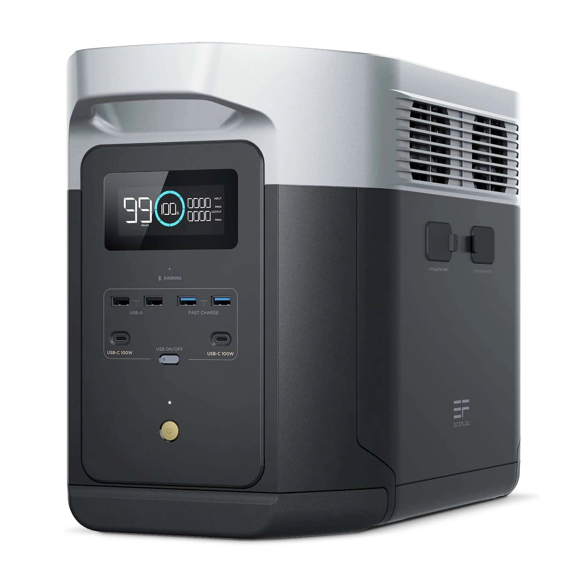 Portable Power Station 2048Wh 2400W Solar Generator-D2M 2048Wh / United States / US