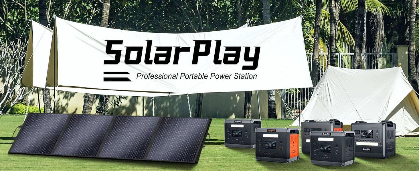Portable Power Station 2160Wh 2400W Solar Generator Backup-GERMANY / EU