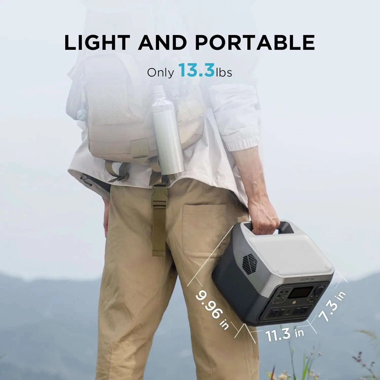 Portable Power Station 499Wh with Bag-River 2 Max 499Wh / United States / US