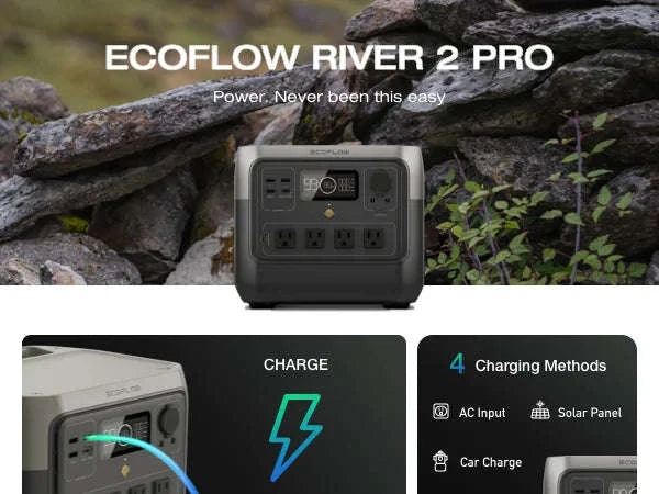 Portable Power Station 716Wh LiFePO4 Battery 4 AC Outlets Solar Generator-R2PL and 160W / United States / US