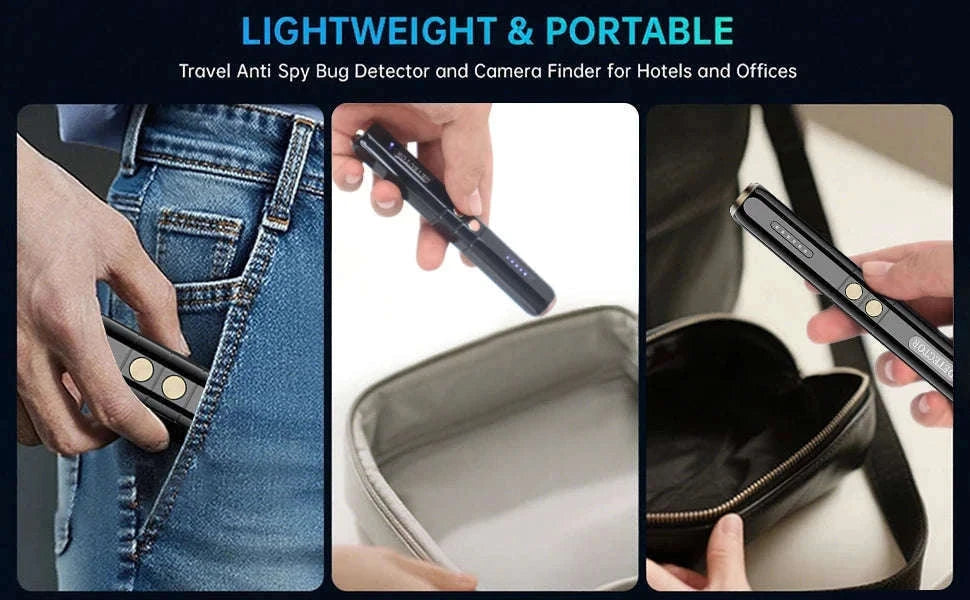 Portable Privacy Detector with Anti-Spying Scanner and Emergency Light-United States