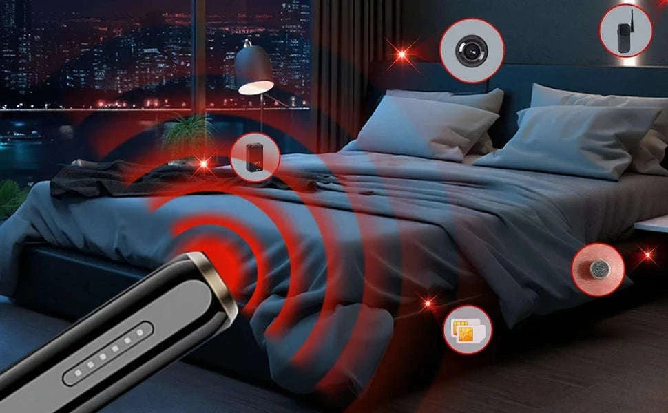 Portable Privacy Detector with Anti-Spying Scanner and Emergency Light-United States