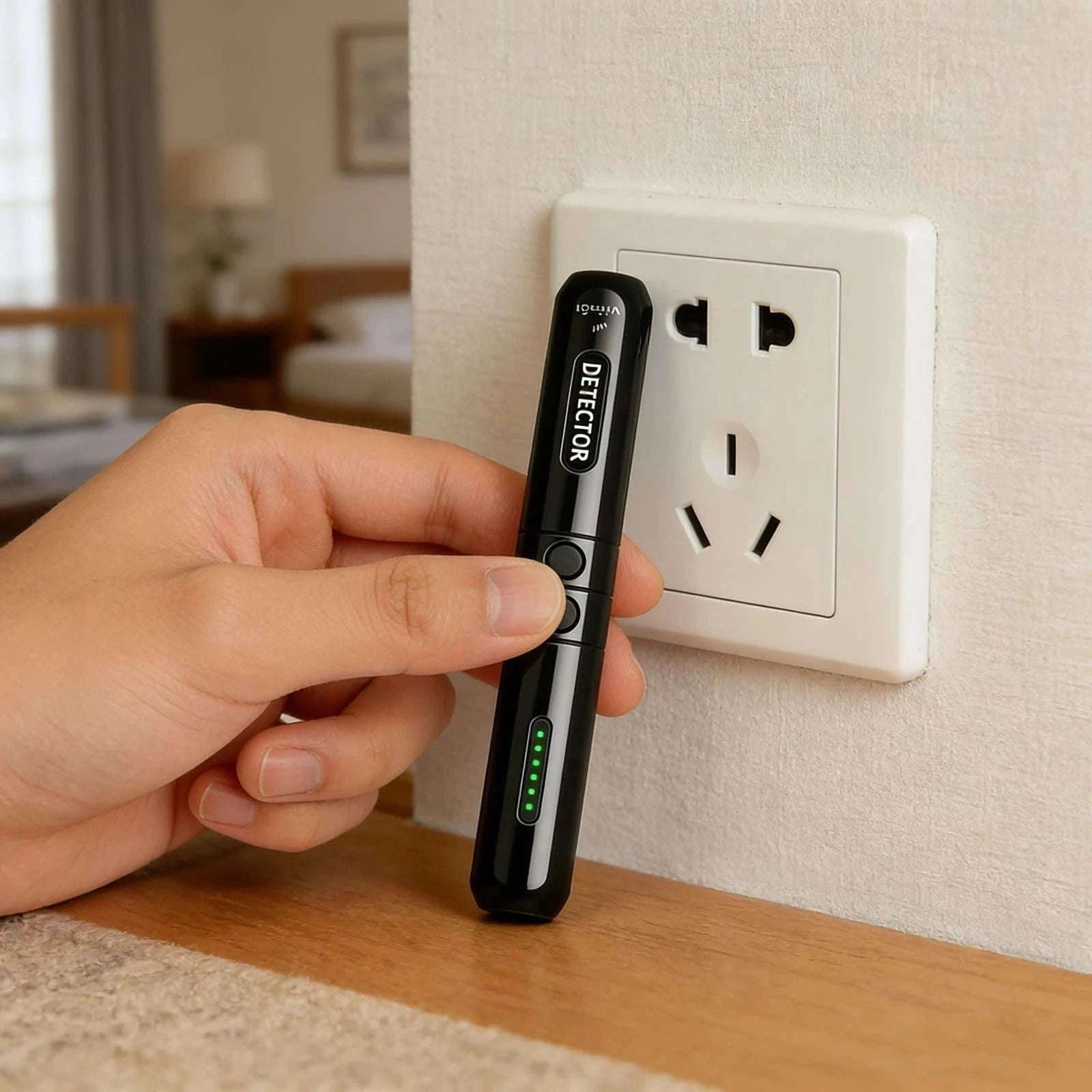 Portable Privacy Detector with Anti-Spying Scanner and Emergency Light-United States