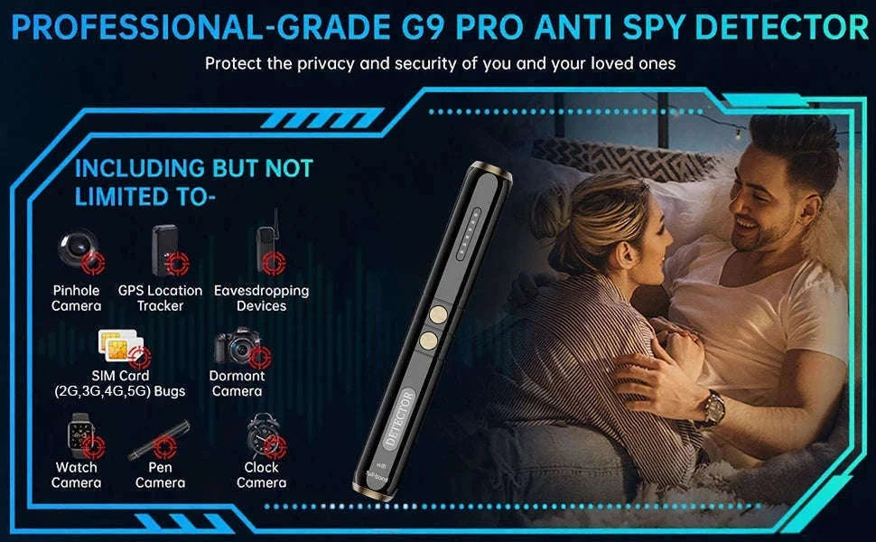 Portable Privacy Detector with Anti-Spying Scanner and Emergency Light-United States