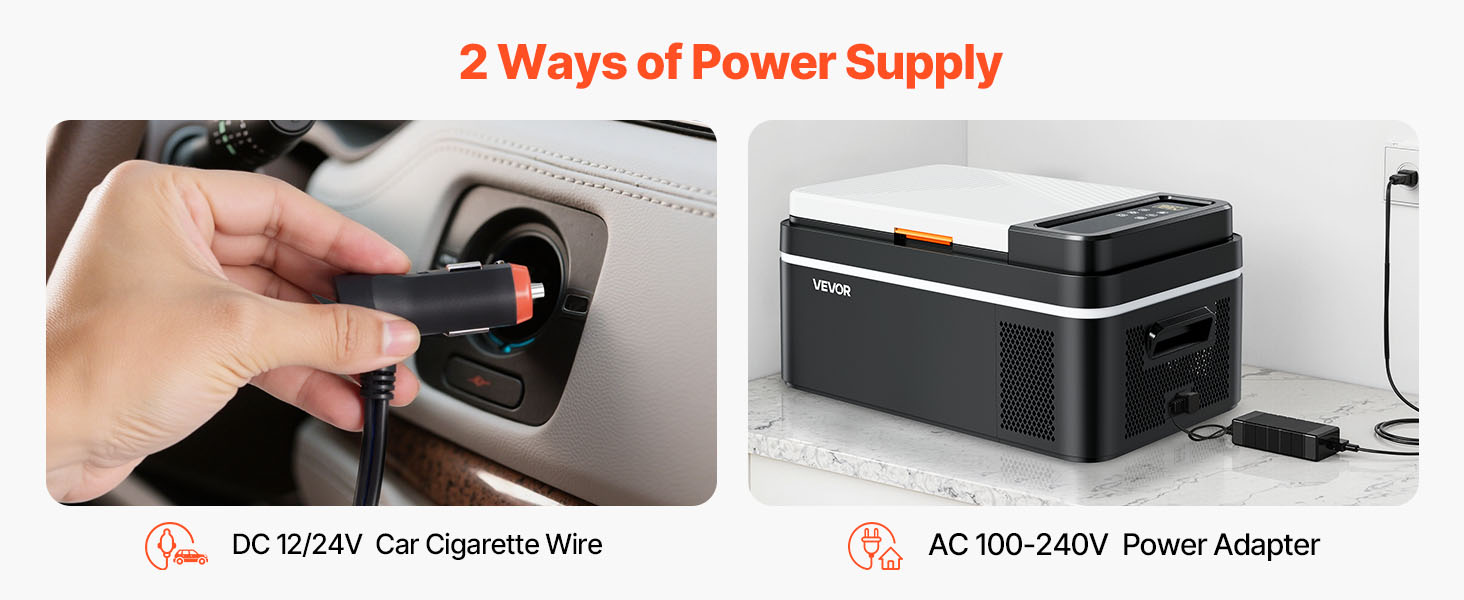 20L Car Refrigerator Freezer with App Control, -4°F to 68°F