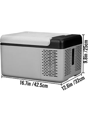 Přenosná autolednice s mrazákem 9L/15L s rychlým chlazením pro cestování