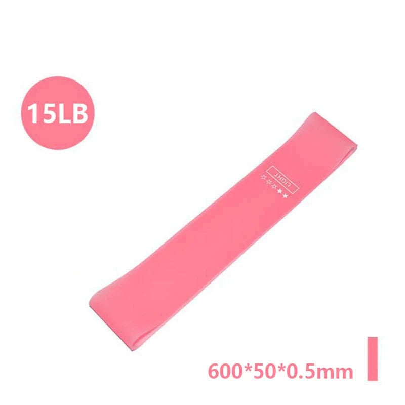 Portable Rubber Resistance Bands-Cherry Powder
