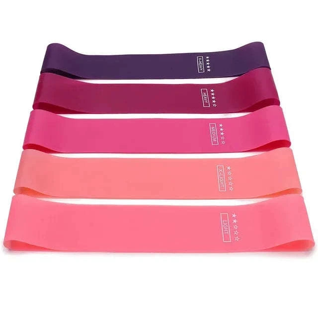 Portable Rubber Resistance Bands-Cherry Powder