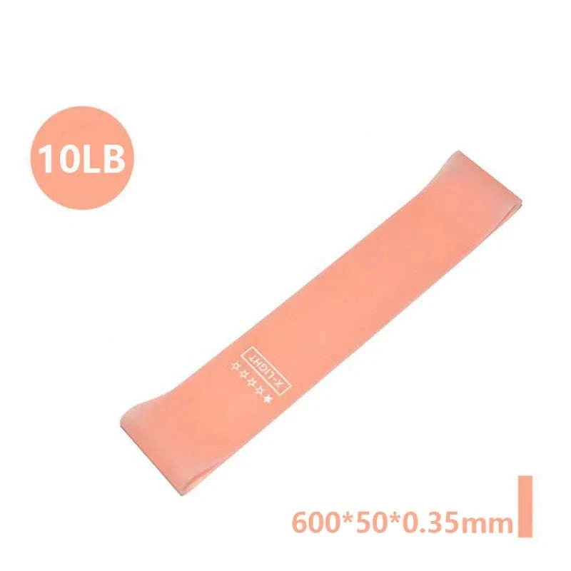 Portable Rubber Resistance Bands-Cherry Powder