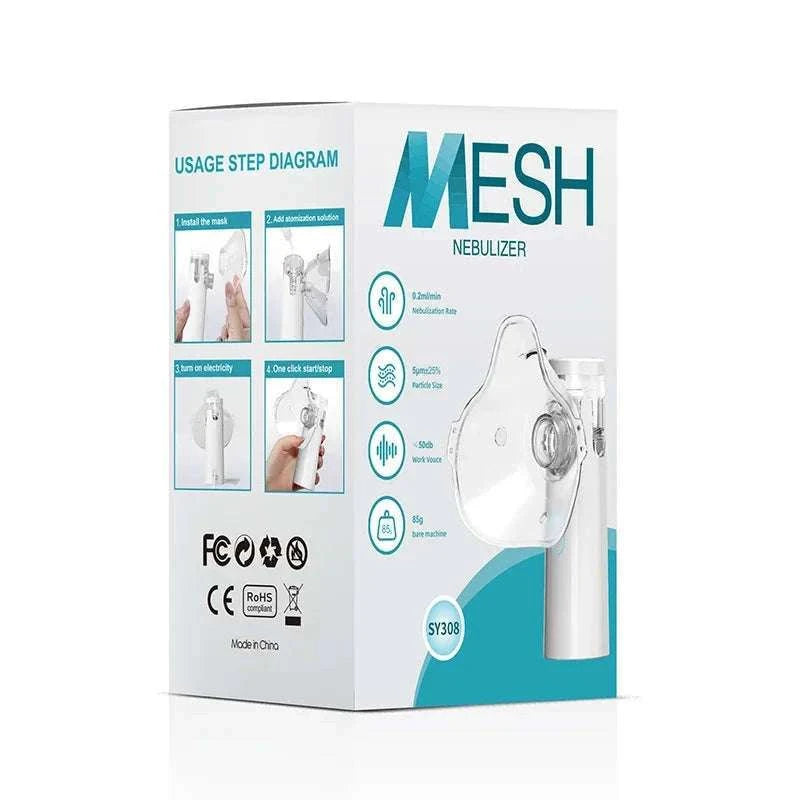 Portable Silent Mesh Nebulizer for Adults and Children-Type 1