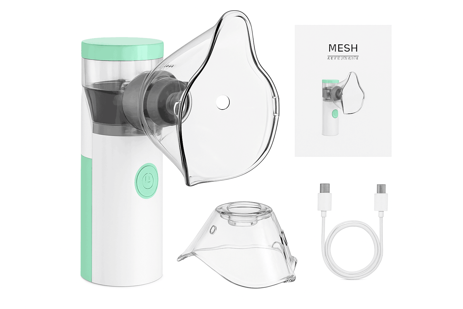 Portable Silent Mesh Nebulizer for Adults and Children-Type 1
