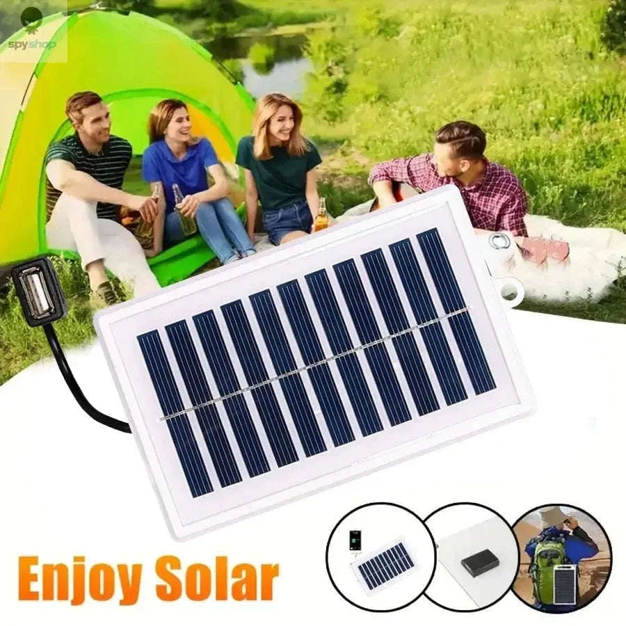 Portable Solar Charger with USB Output for Outdoor Adventures-2PCS solar panel