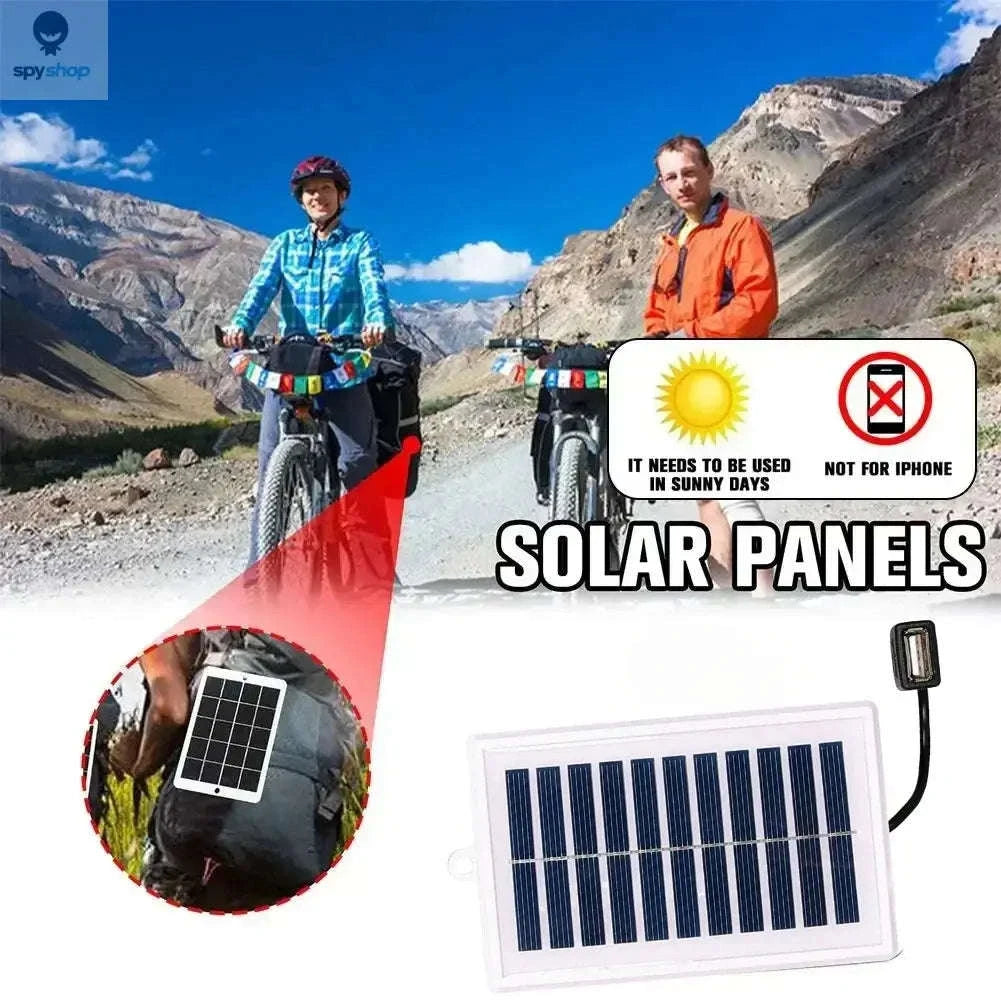 Portable Solar Charger with USB Output for Outdoor Adventures-2PCS solar panel