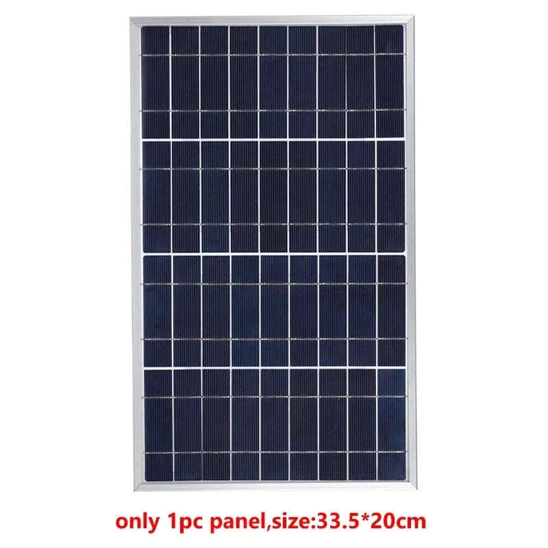 Portable Solar Panel Kit for Reliable Off‑Grid Power-300W 100A controller