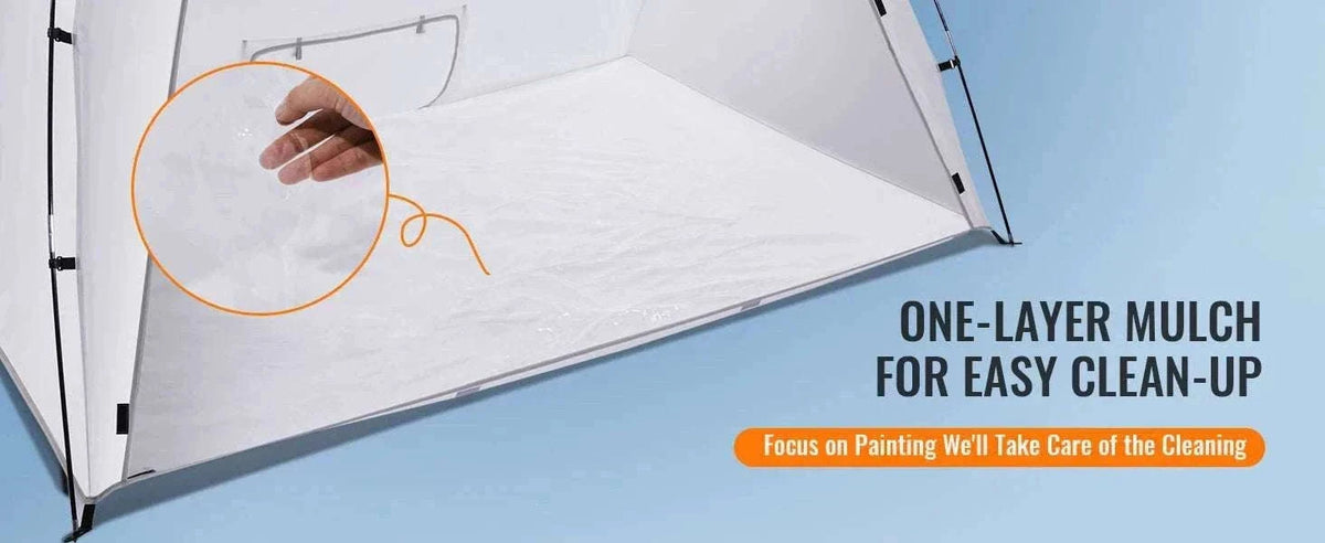 Portable Spray Paint Tent Booth for DIY Furniture & Projects-7.5x5.2x5.2ft / United States
