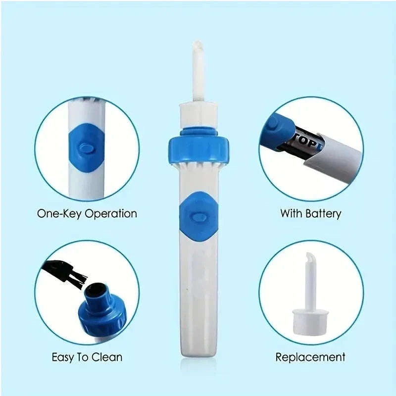 Portable Suction Device for Ear Canal Care-White