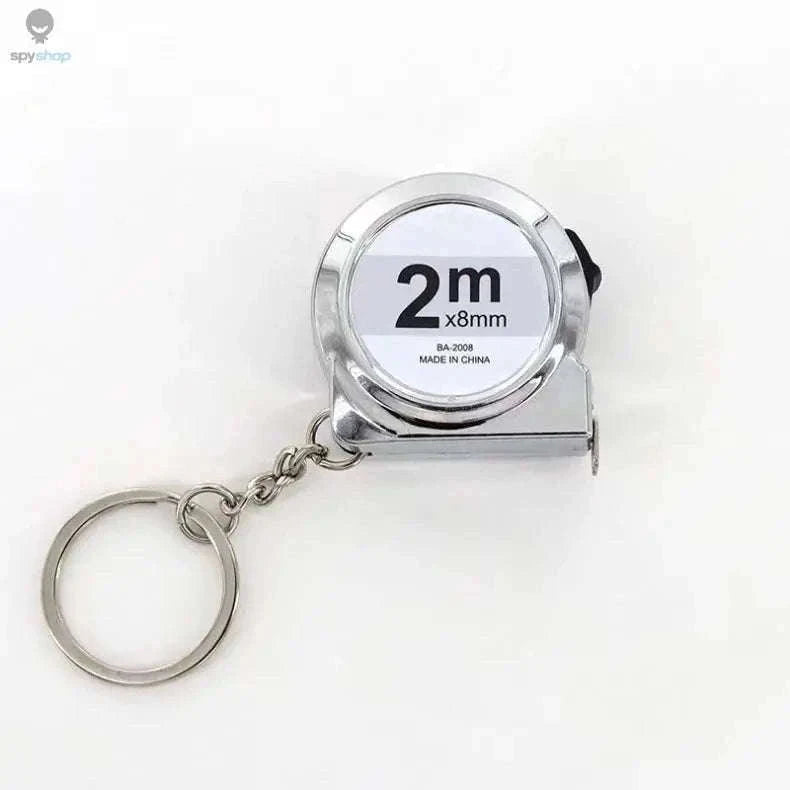 Portable Tape Measure Keychain for Everyday Precision-bronze-coloured 2m