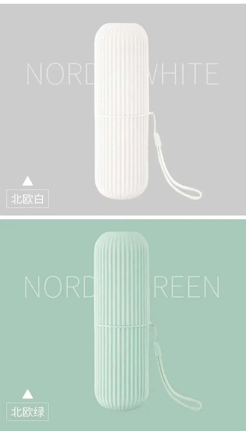 Portable Travel Toothbrush & Toothpaste Case-SKY BLUE