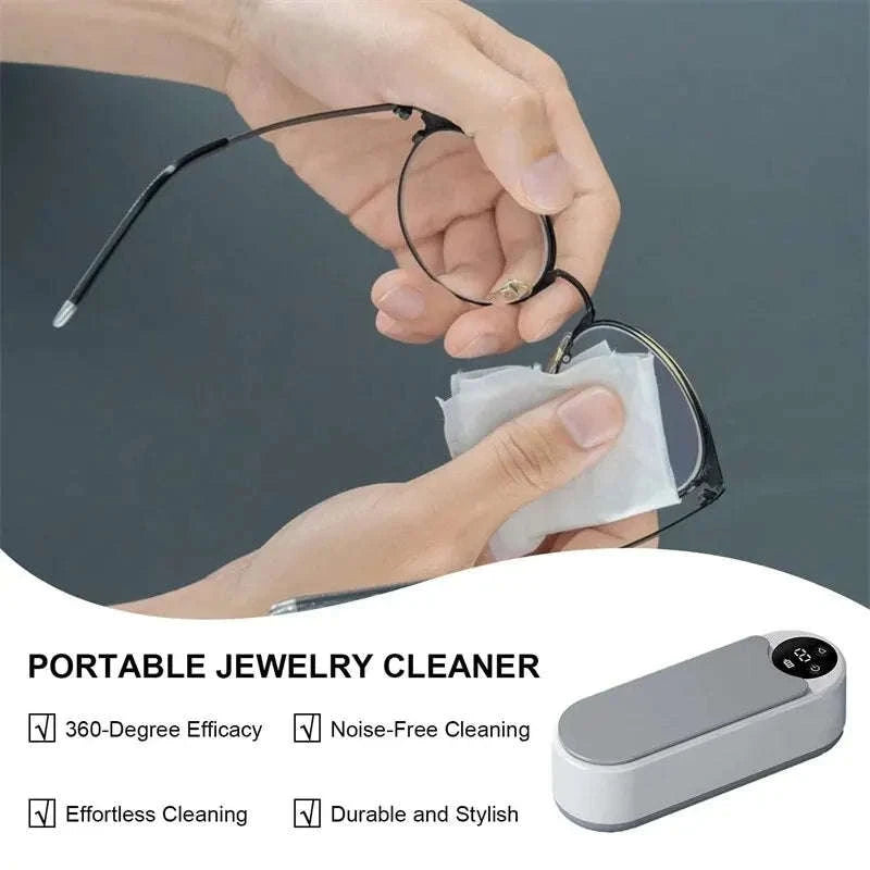 Portable Ultrasonic Cleaner for Jewelry and Household Items-200654-display