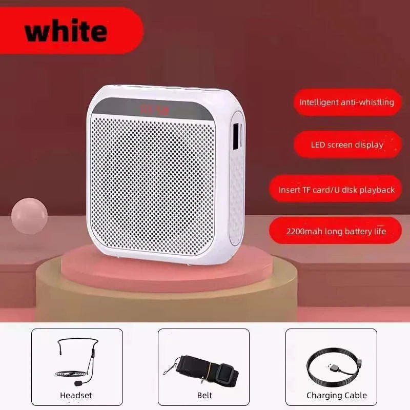 Portable Voice Amplifier Megaphone-black