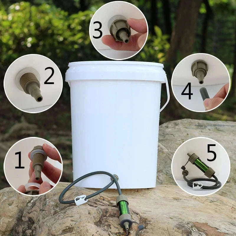 Portable Water Filter Straw for Camping & Emergency Survival Use-L630S / China Mainland