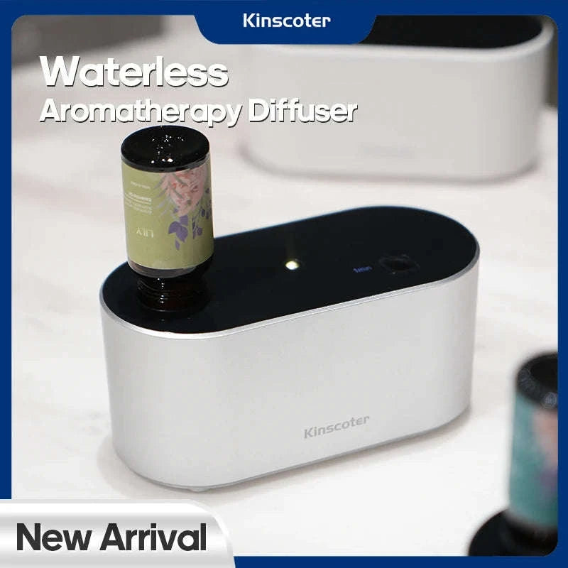 Portable Waterless Aroma Diffuser by KINSCOTER-Black