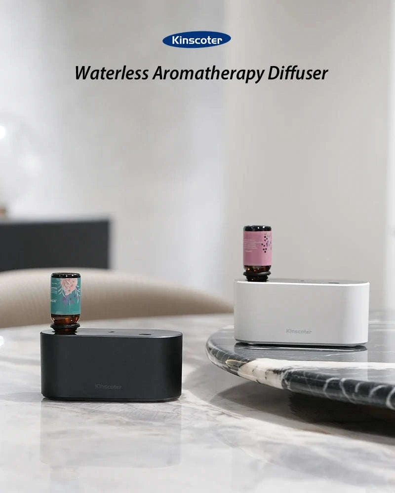 Portable Waterless Aroma Diffuser by KINSCOTER-Black