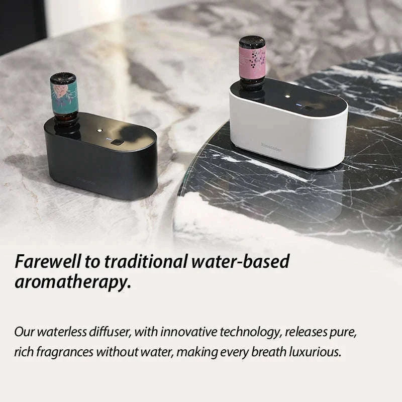 Portable Waterless Aroma Diffuser with 2000mAh Battery-Black
