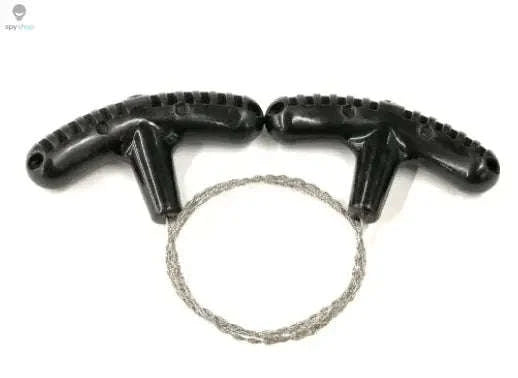 Portable Wire Saw – Compact Cutting Tool for Camping and Survival-Black