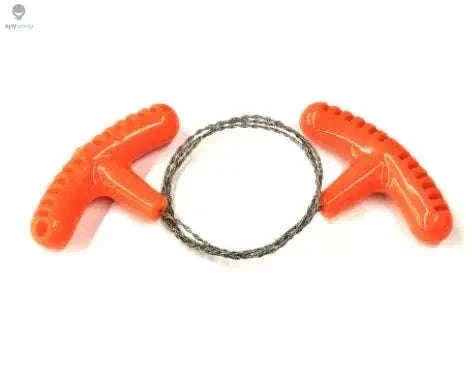 Portable Wire Saw for Camping, Survival, and Outdoor Cutting-Black