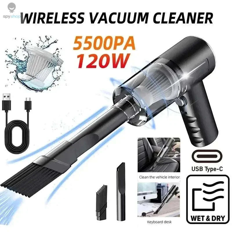 Portable Wireless Car Vacuum Cleaner-Default Title