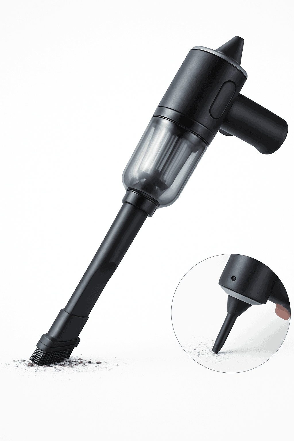 Portable Wireless Car Vacuum Cleaner for Fast, Easy Cleanups-Default Title
