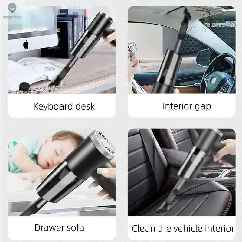Portable Wireless Car Vacuum Cleaner for Fast, Easy Cleanups-Default Title