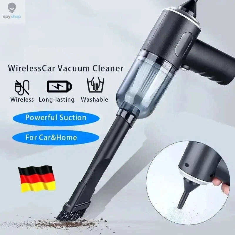 Portable Wireless Car Vacuum Cleaner for Fast, Easy Cleanups-Default Title