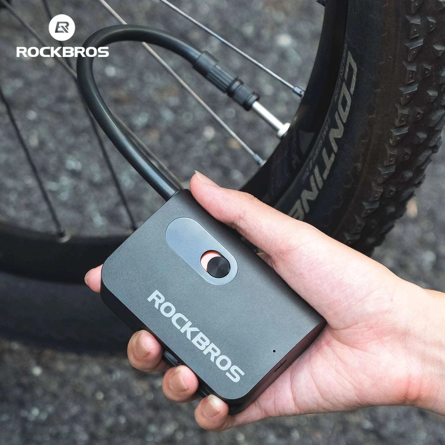 Portable Wireless Electric Tire Pump 2000mAh Mini Inflator-QJCQBAIR