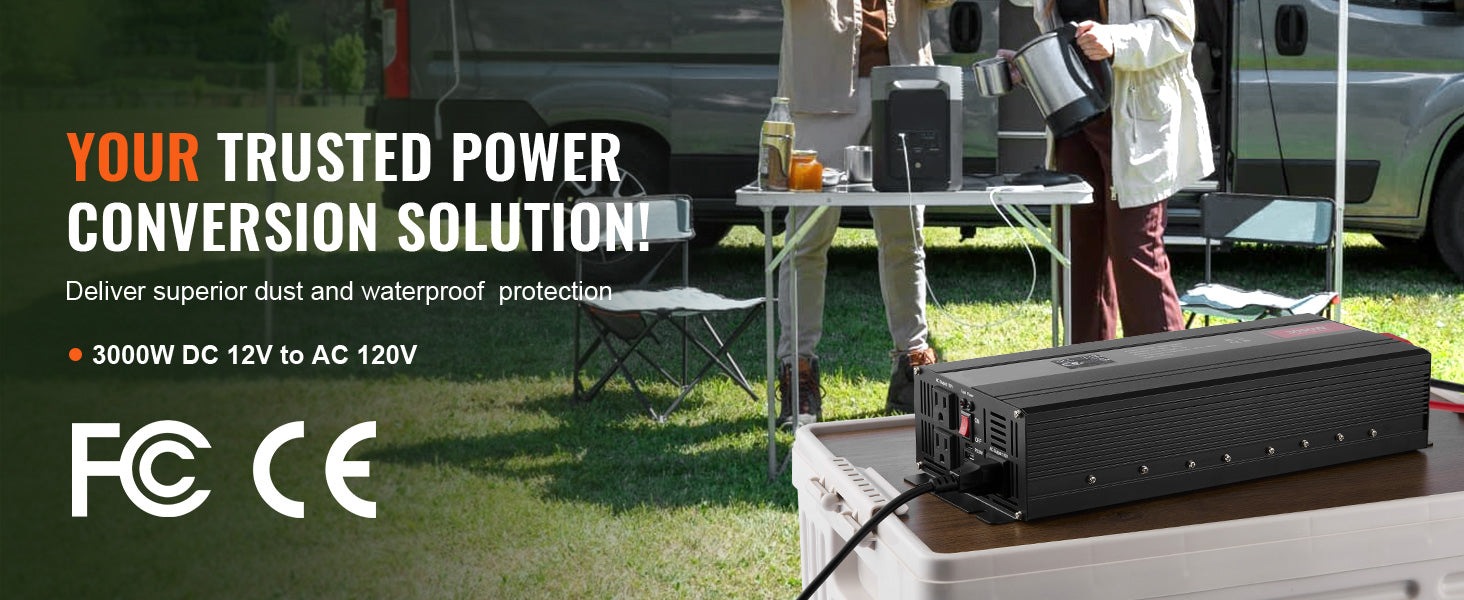 Inverter snage s modificiranim sinusnim valom 1500W–5000W za kućnu i putnu upotrebu