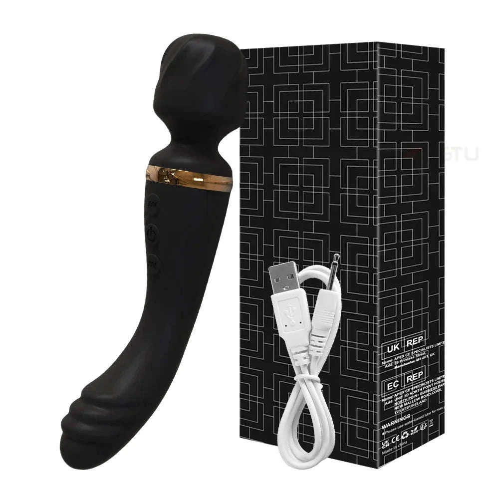 Powerful Ava Bar Vibrator Wand for Intense Dual Stimulation-AV033-RD-BOX / China Mainland