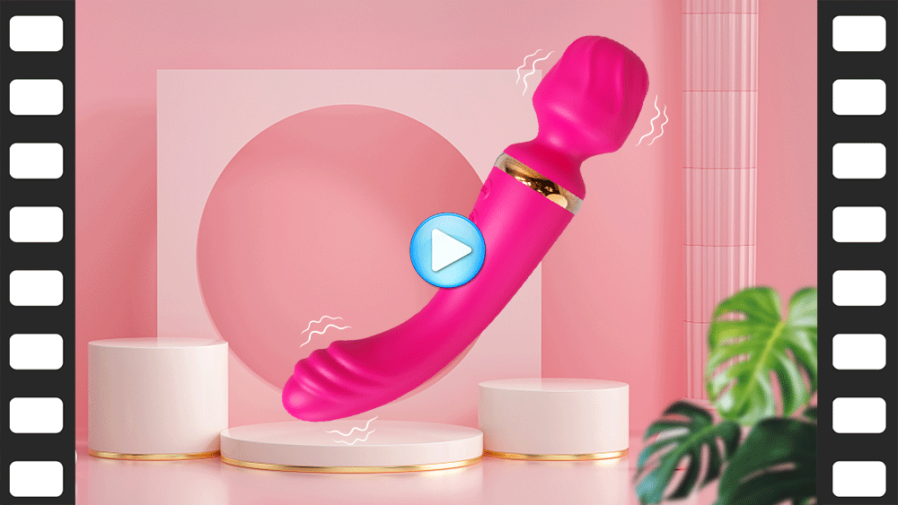 Powerful Ava Bar Vibrator Wand for Intense Dual Stimulation-AV033-RD-BOX / China Mainland